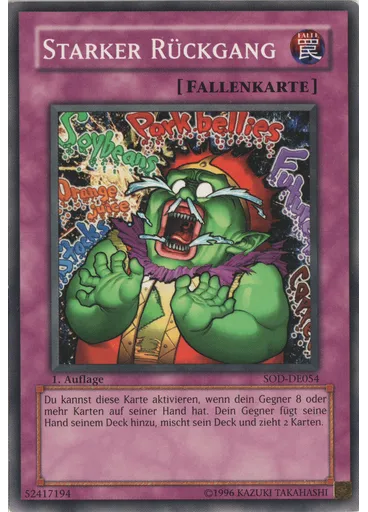 Starker Rückgang