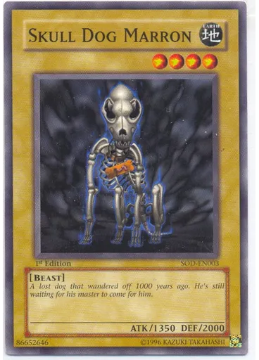 Skull Dog Marron