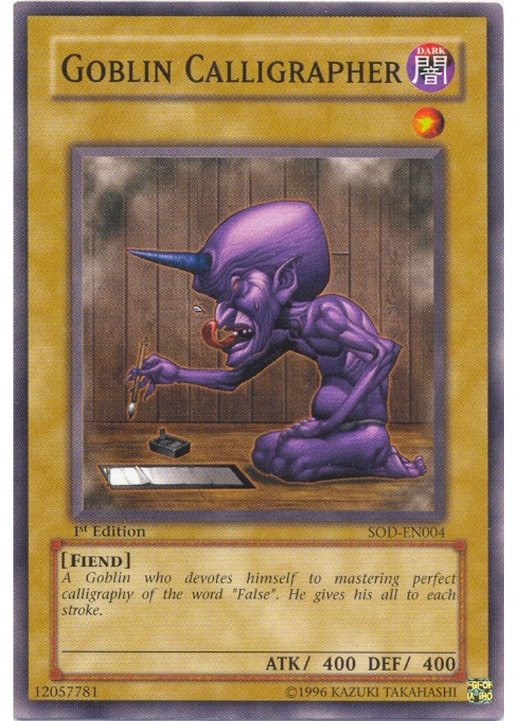 Goblin Calligrapher