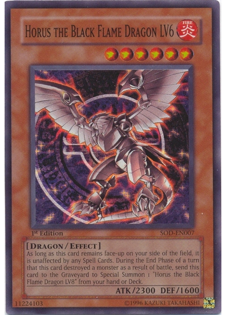 Horus the Black Flame Dragon LV6