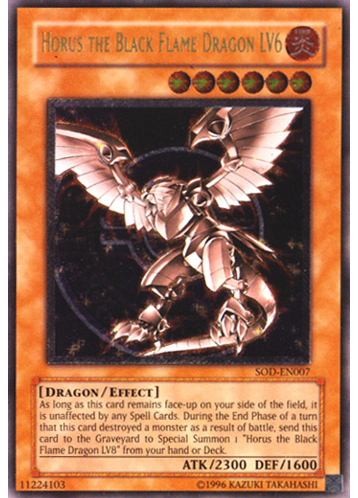 Horus the Black Flame Dragon LV6 (Ultimate Rare Unlimited)