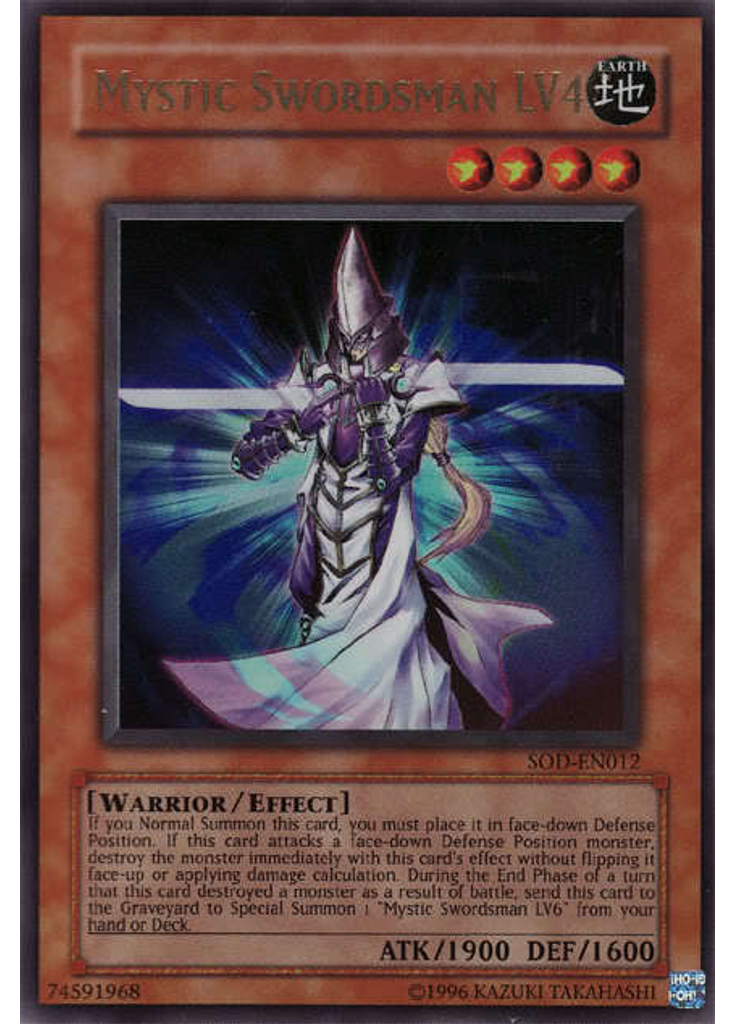 Mystic Swordsman LV4 (Ultra Rare Unlimited)