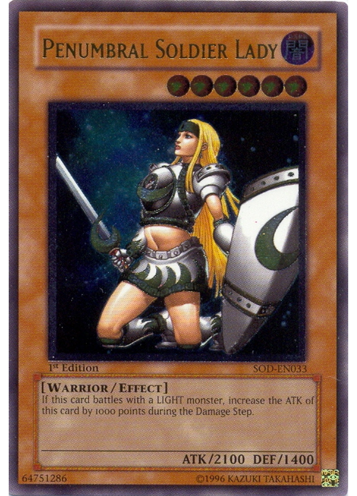 Penumbral Soldier Lady (Ultimate Rare 1st Edition)