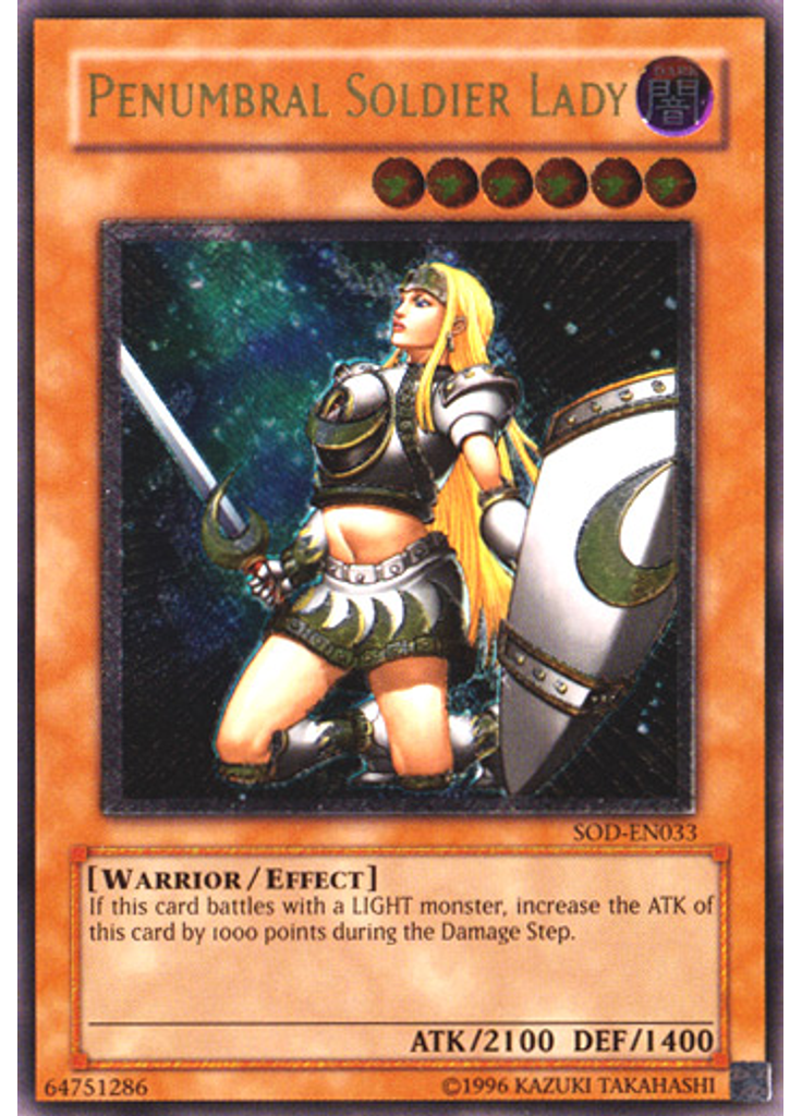 Penumbral Soldier Lady (Ultimate Rare Unlimited)