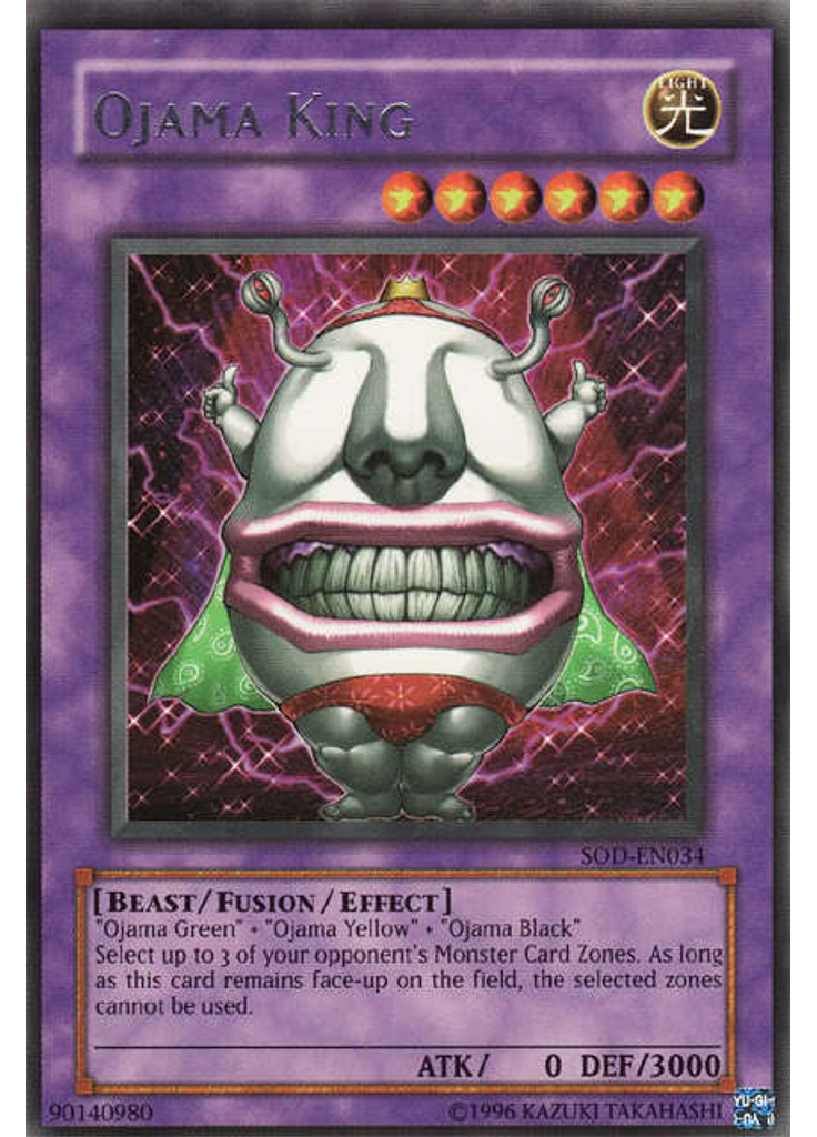 Ojama King (Rare Unlimited)