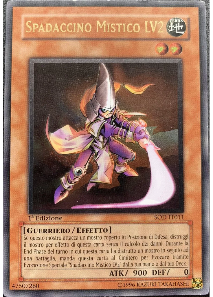 Spadaccino Mistico LV2 (Ultimate Rare 1st Edition)