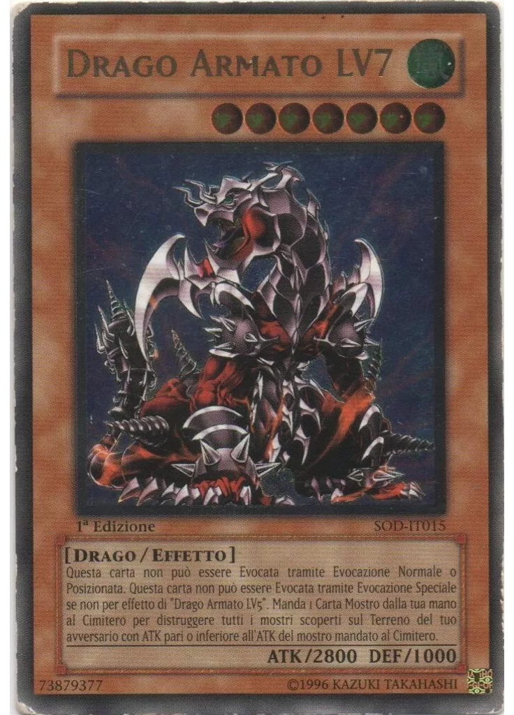 Drago Armato LV7 (Ultimate Rare 1st Edition)