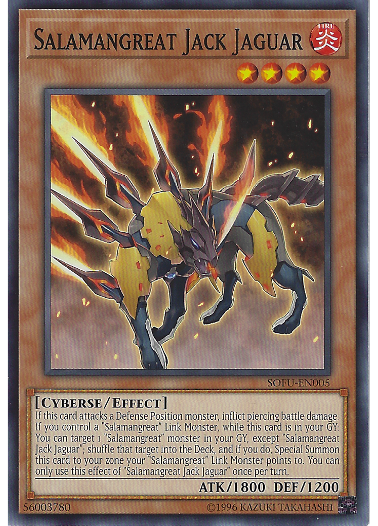Salamangreat Jack Jaguar (Common Unlimited)