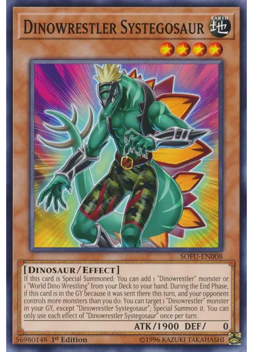 Dinowrestler Systegosaur
