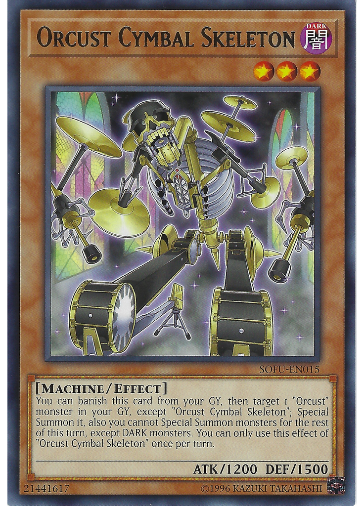Orcust Cymbal Skeleton (Rare Unlimited)