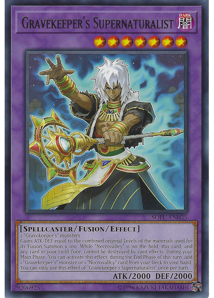 Gravekeeper's Supernaturalist (Rare Unlimited)