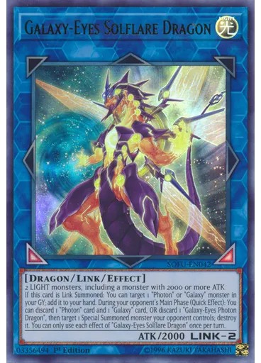 Galaxy-Eyes Solflare Dragon