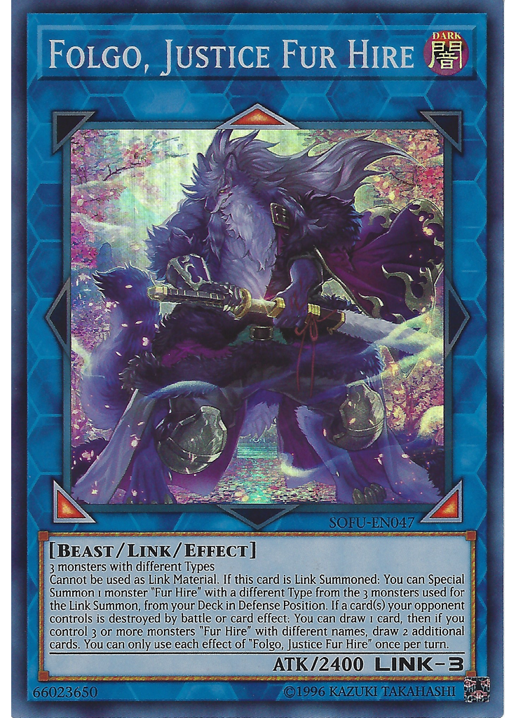 Folgo, Justice Fur Hire (Super Rare Unlimited)