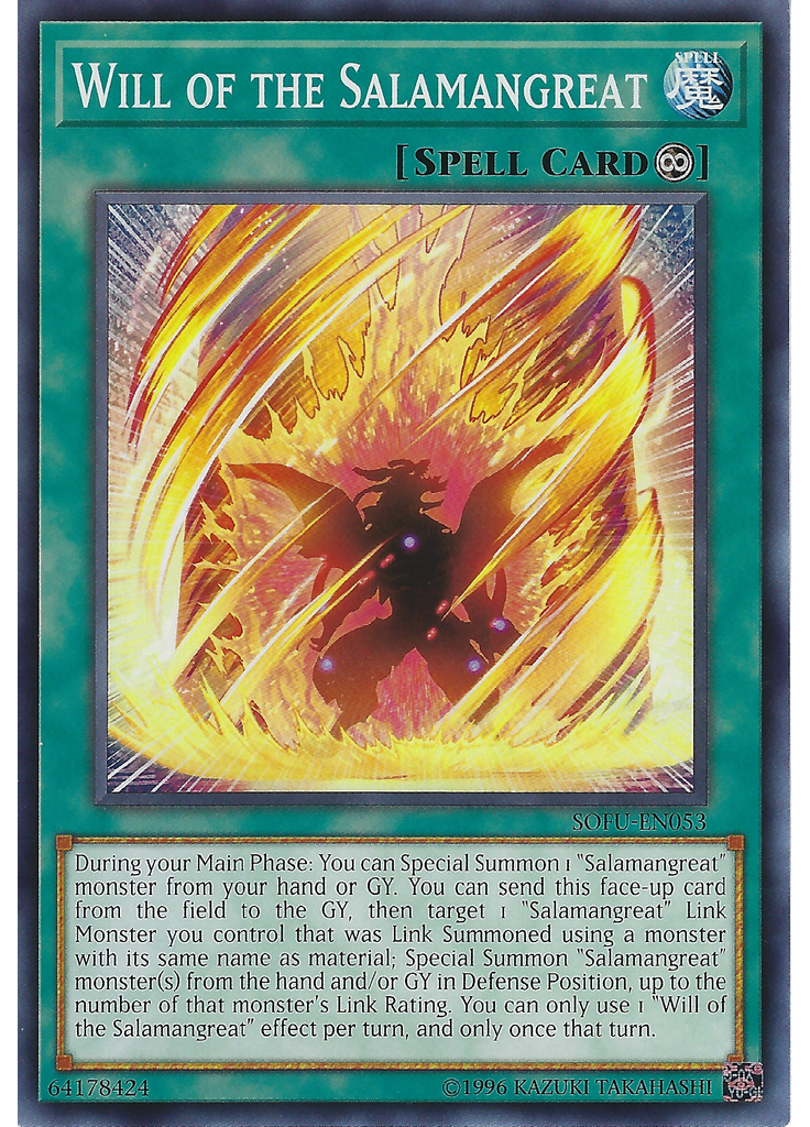 Will of the Salamangreat (Common Unlimited)