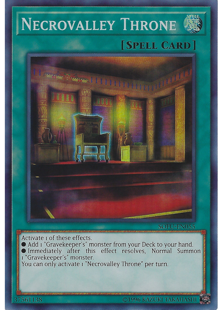 Necrovalley Throne (Super Rare Unlimited)