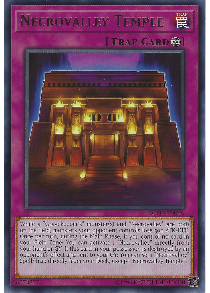 Necrovalley Temple (Rare Unlimited)