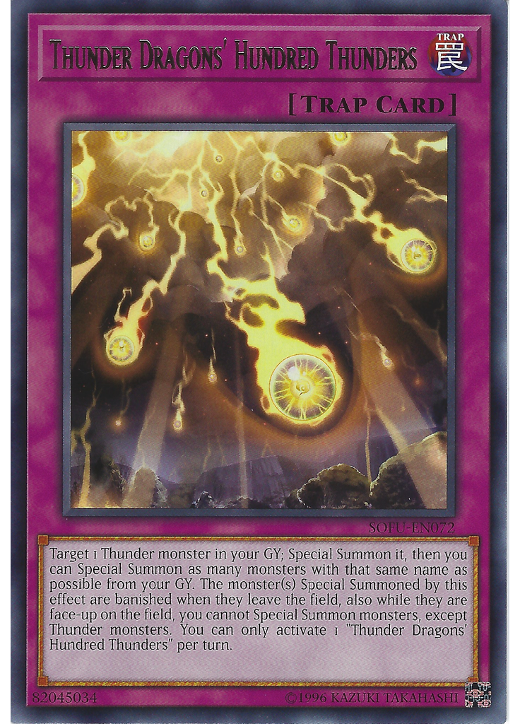 Thunder Dragons' Hundred Thunders (Rare Unlimited)