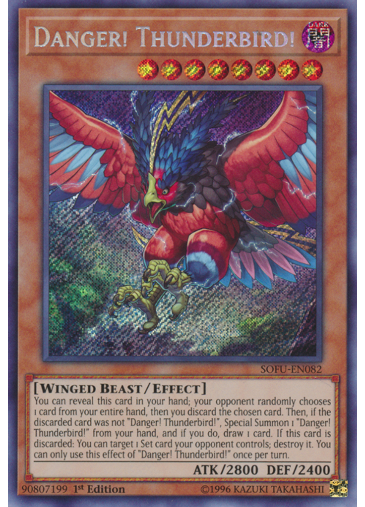 Danger! Thunderbird!