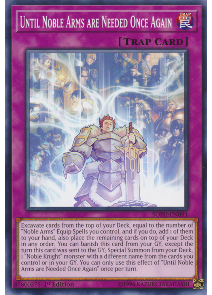 Until Noble Arms are Needed Once Again
