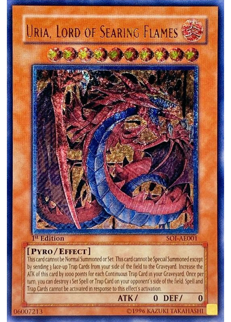 Uria, Lord of Searing Flames (Ultimate Rare 1st Edition)