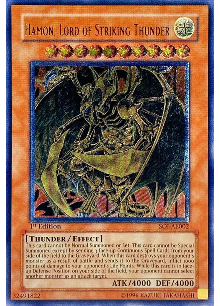 Hamon, Lord of Striking Thunder (Ultimate Rare 1st Edition)