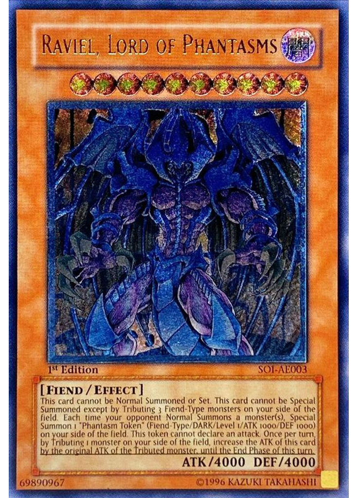 Raviel, Lord of Phantasms (Ultimate Rare 1st Edition)