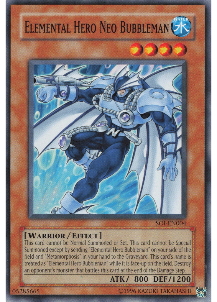 Elemental HERO Neo Bubbleman (Common Unlimited)
