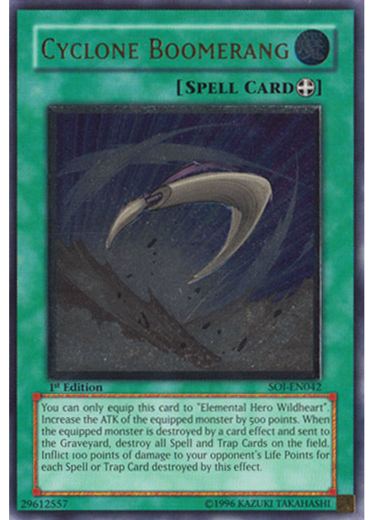 Cyclone Boomerang (Ultimate Rare 1st Edition)