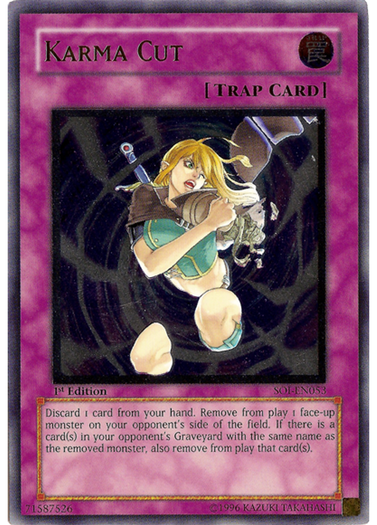 Karma Cut (Ultimate Rare 1st Edition)