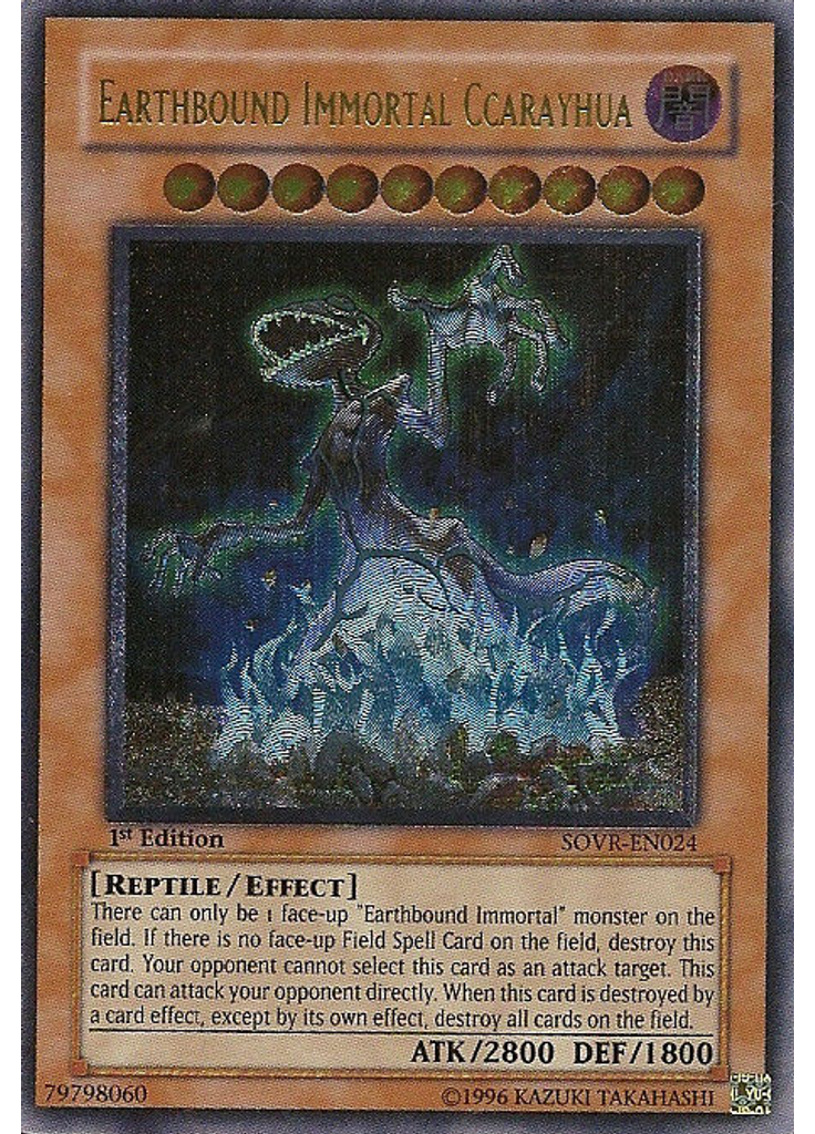 Earthbound Immortal Ccarayhua (Ultimate Rare 1st Edition)