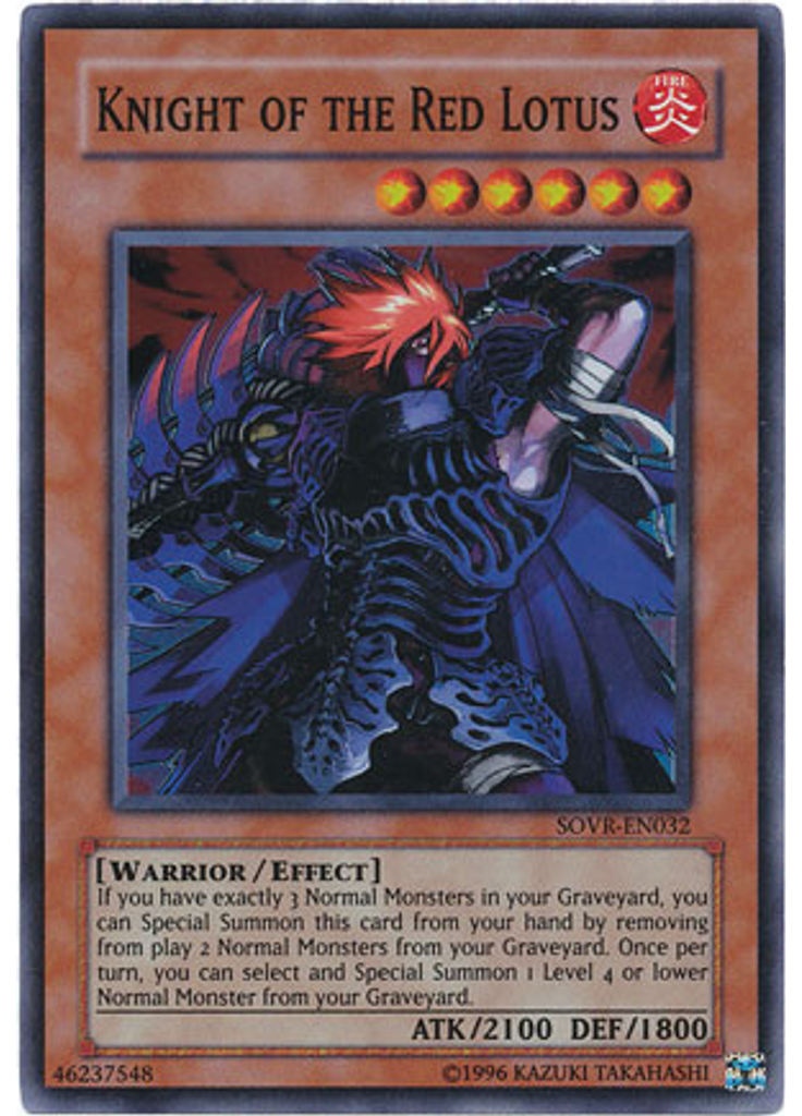 Knight of the Red Lotus (Super Rare Unlimited)