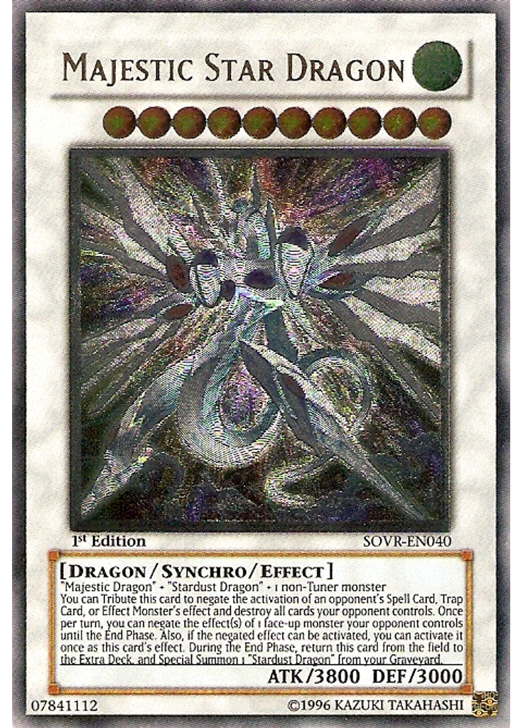 Majestic Star Dragon (Ultimate Rare 1st Edition)