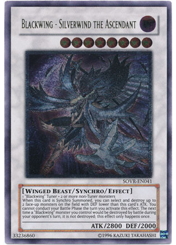 Blackwing - Silverwind the Ascendant (Ultimate Rare Unlimited)