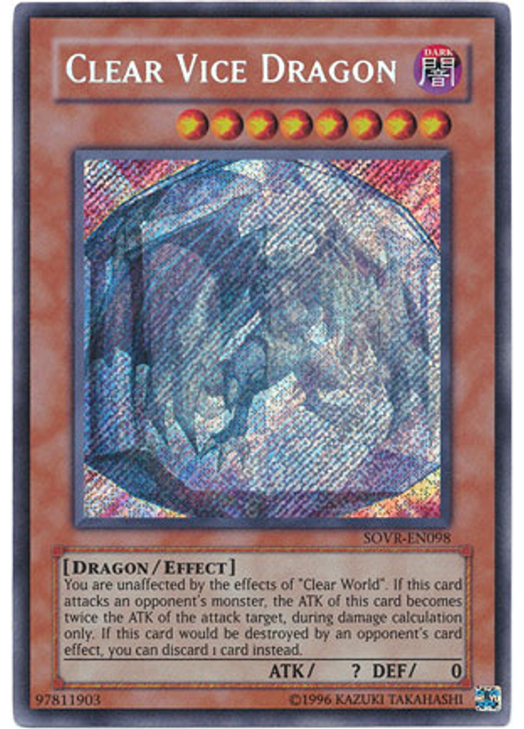 Clear Vice Dragon (Secret Rare Unlimited)