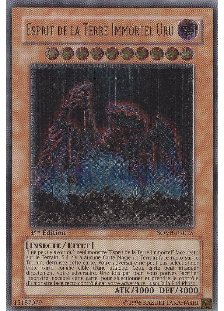 Esprit de la Terre Immortel Uru (Ultimate Rare 1st Edition)