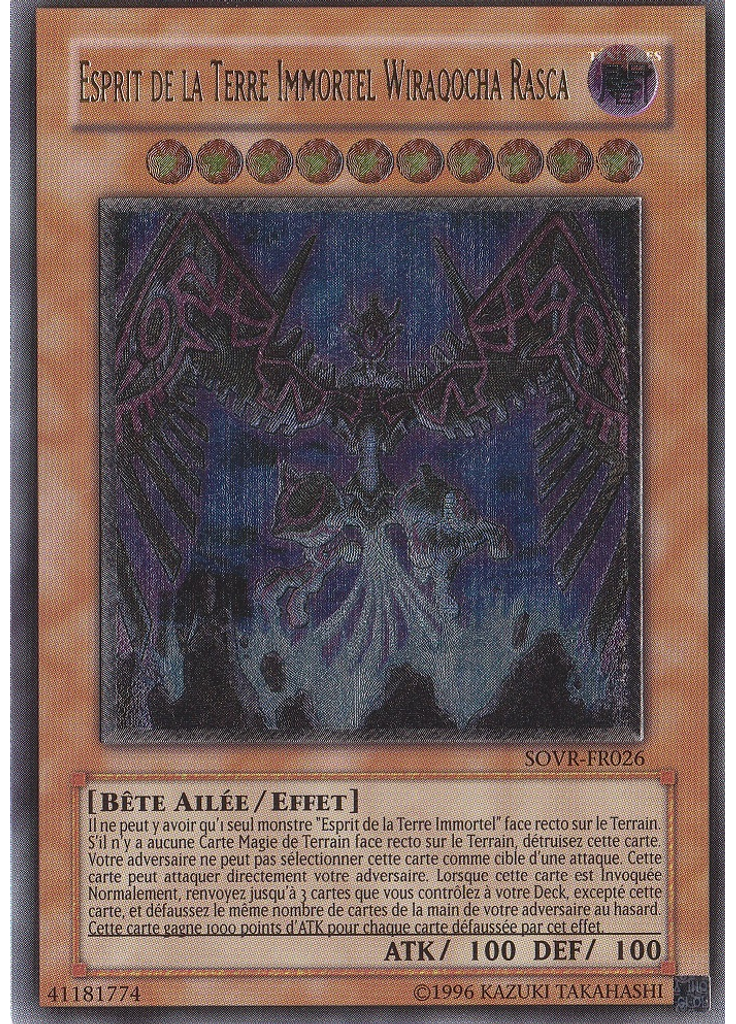 Esprit de la Terre Immortel Wiraqocha Rasca (Ultimate Rare Unlimited)