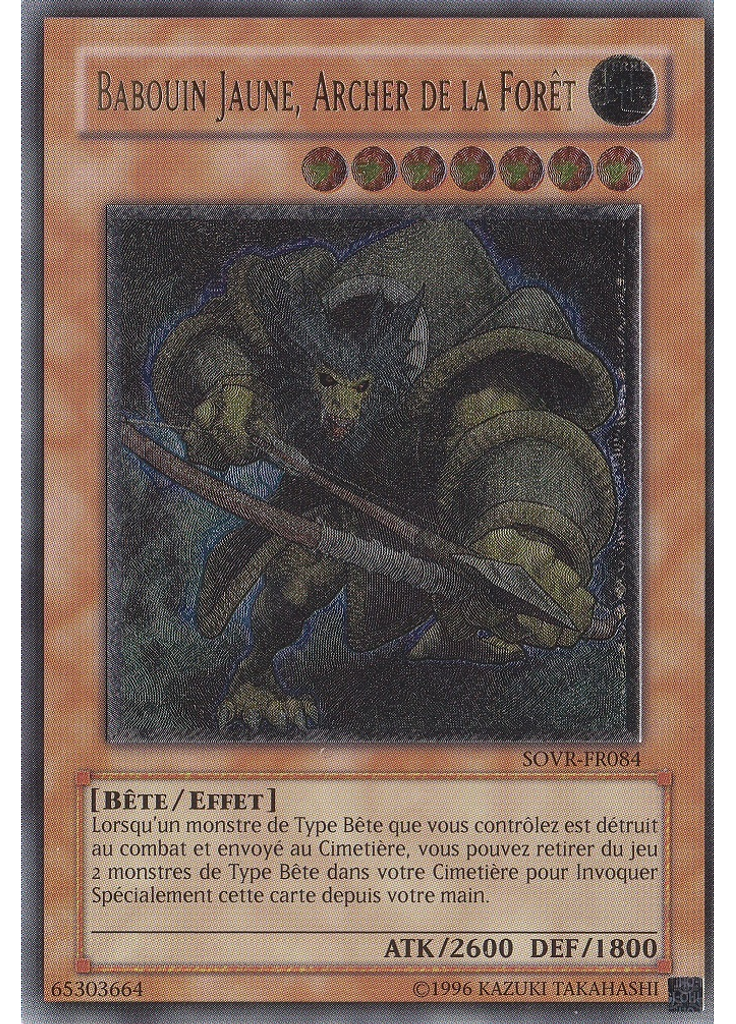 Babouin Jaune, Archer de la Forêt (Ultimate Rare Unlimited)