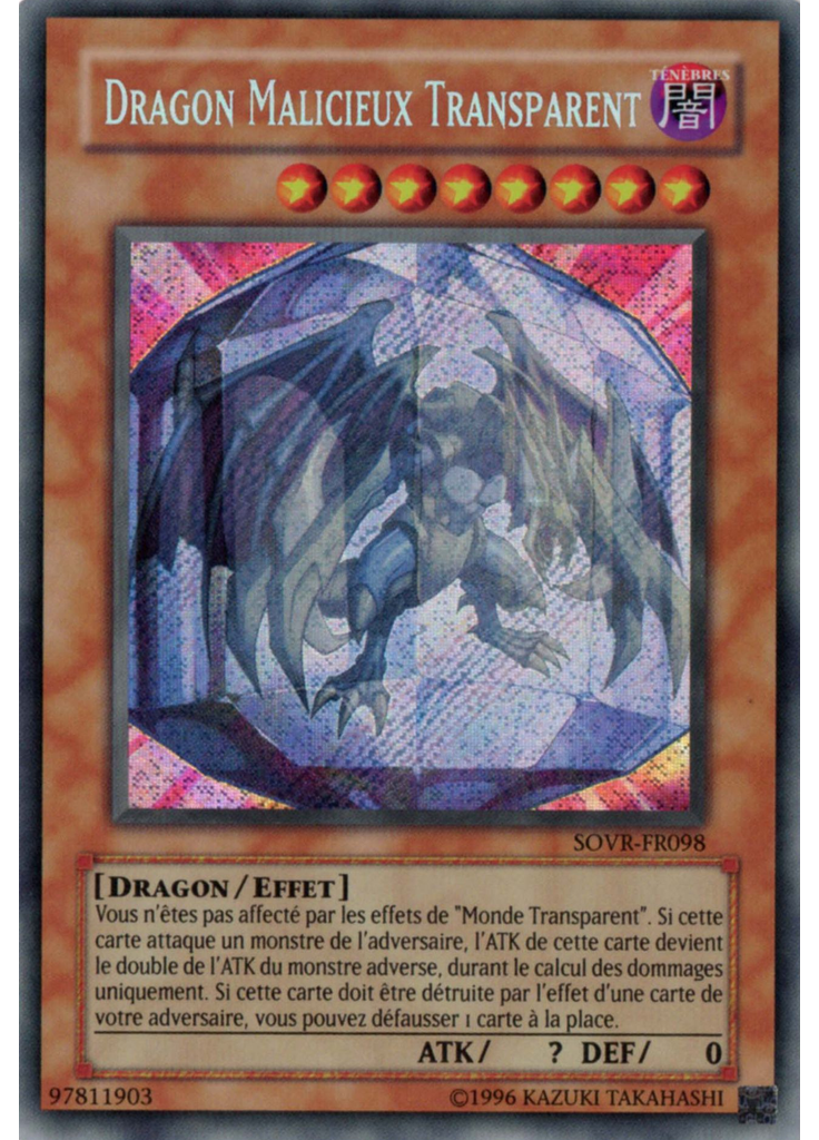 Dragon Malicieux Transparent (Secret Rare Unlimited)
