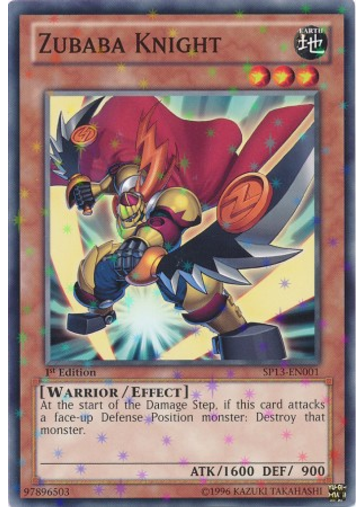 Zubaba Knight (Starfoil Rare 1st Edition)