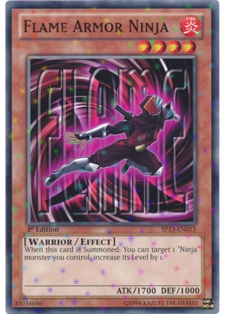 Flame Armor Ninja (Starfoil Rare 1st Edition)