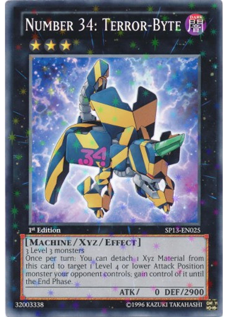 Number 34: Terror-Byte (Starfoil Rare 1st Edition)