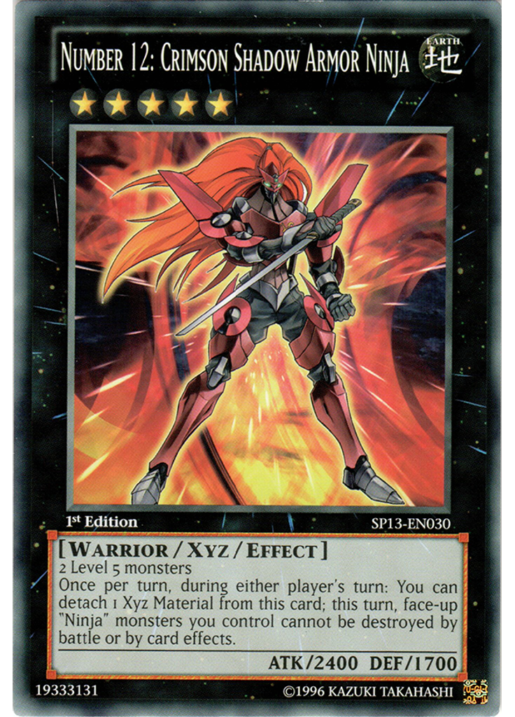 Number 12: Crimson Shadow Armor Ninja