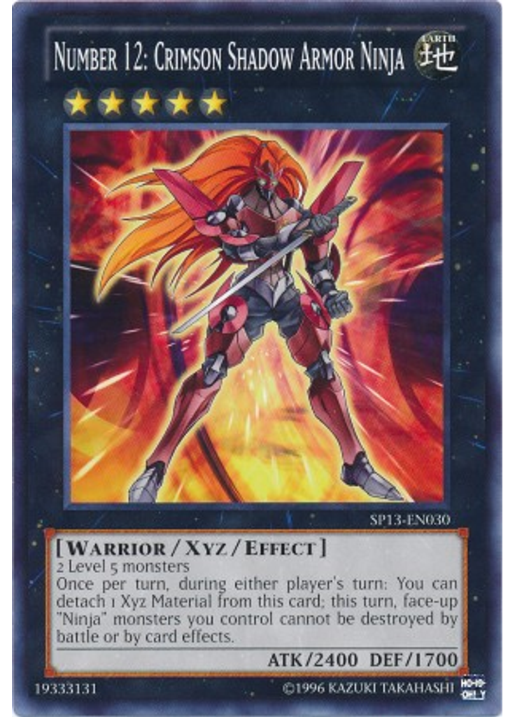 Number 12: Crimson Shadow Armor Ninja (Common Unlimited)