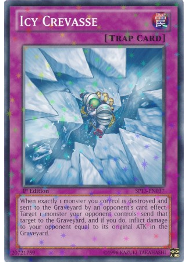 Icy Crevasse (Starfoil Rare 1st Edition)