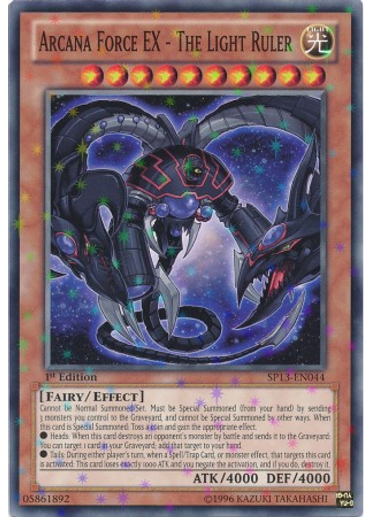 Arcana Force EX - The Light Ruler (Starfoil Rare 1st Edition)