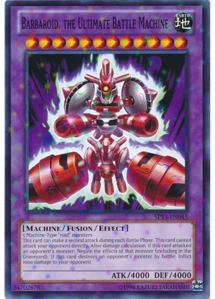 Barbaroid, the Ultimate Battle Machine (Starfoil Rare Unlimited)