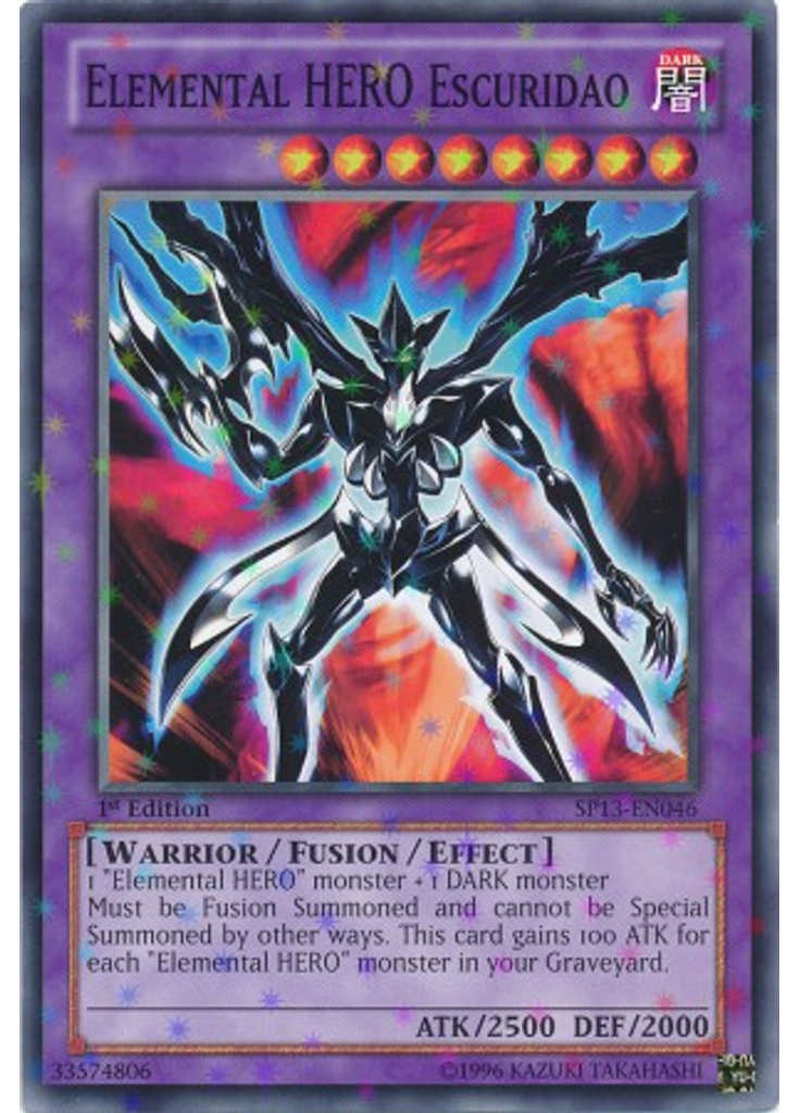 Elemental HERO Escuridao (Starfoil Rare 1st Edition)