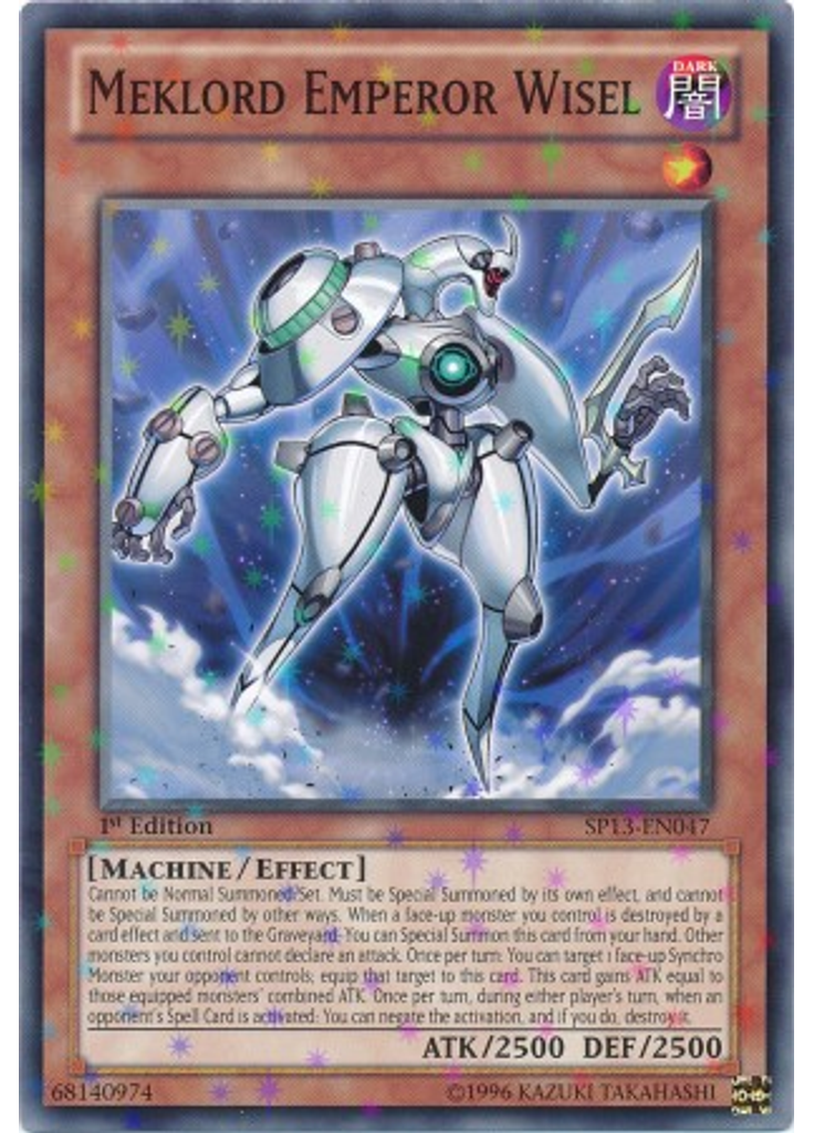 Meklord Emperor Wisel (Starfoil Rare 1st Edition)