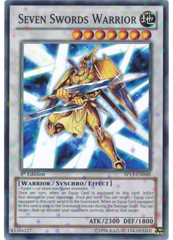 Seven Swords Warrior (Starfoil Rare 1st Edition)