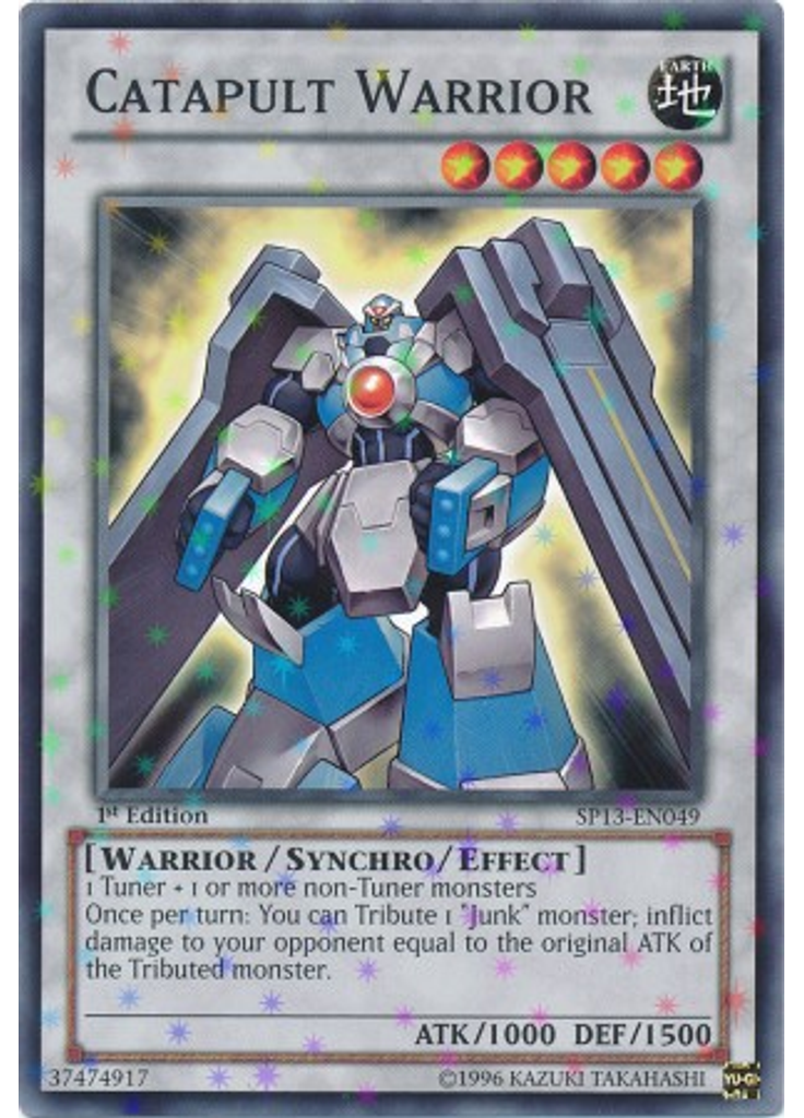 Catapult Warrior (Starfoil Rare 1st Edition)